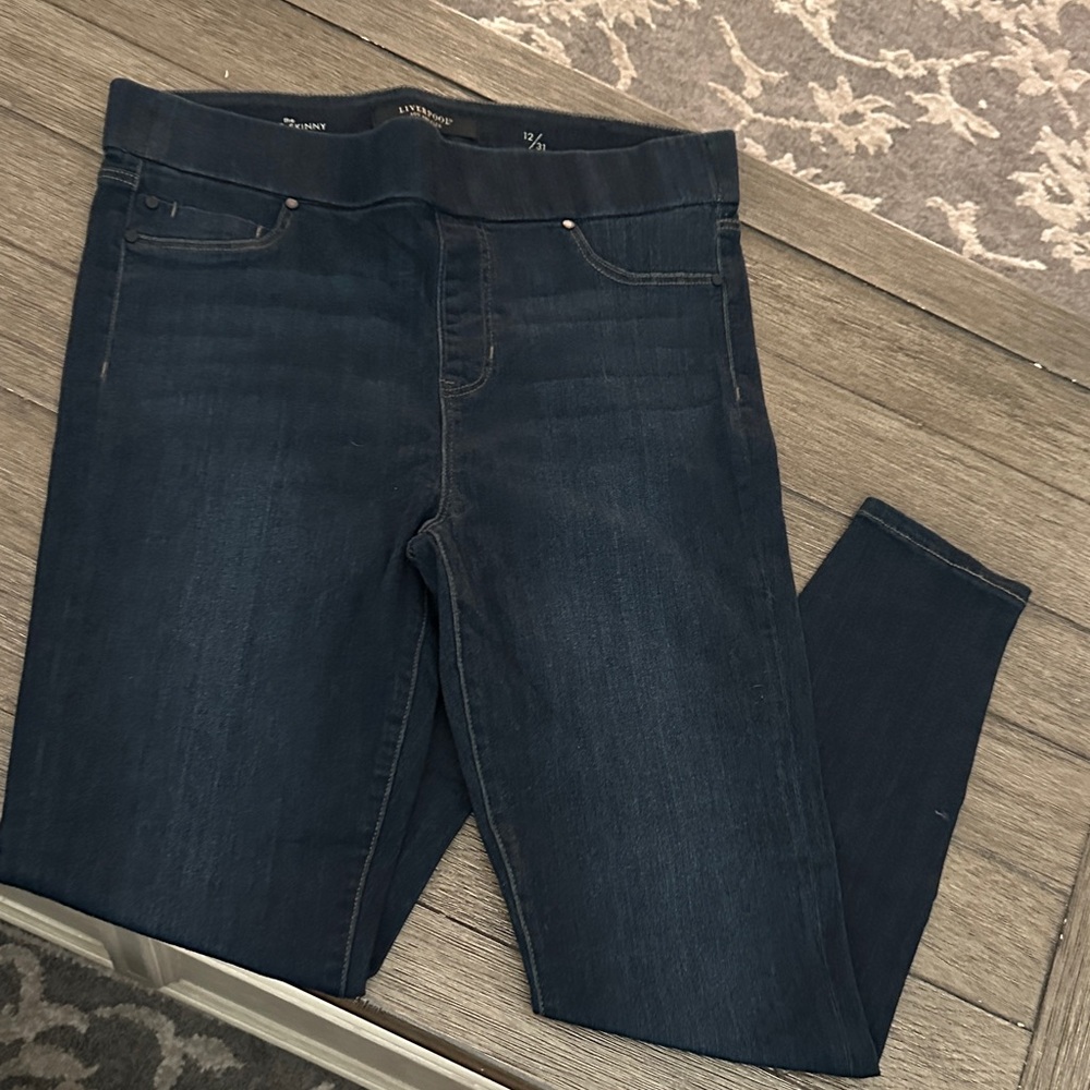 Liverpool Dark Blue Jeans